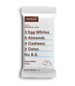 RXBAR Chocolate Chip Bar Box